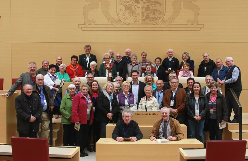 Landtagsbesuch von Vereinen aus dem Münchner Süden